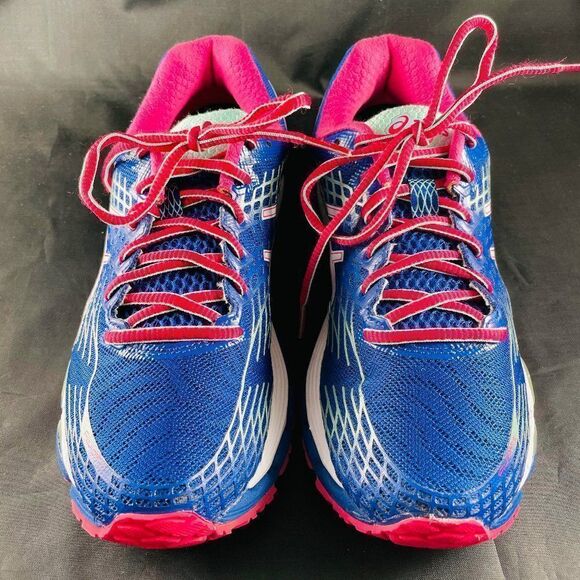 NEW ASICS GEL Nimbus 17 Womens 6 US 37 EUR Royal Blue Magenta pink - Picture 3 of 10